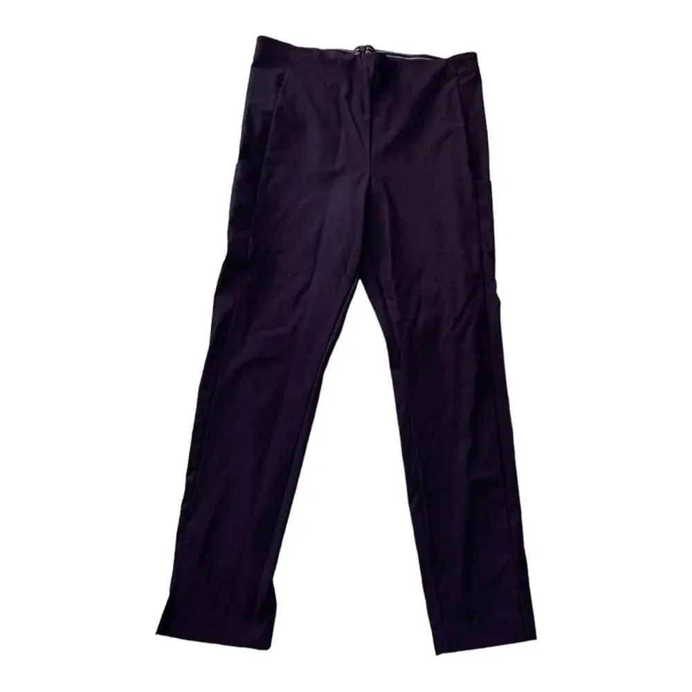 Athelta womens 14 L XL black casual pants wander slim business ankle